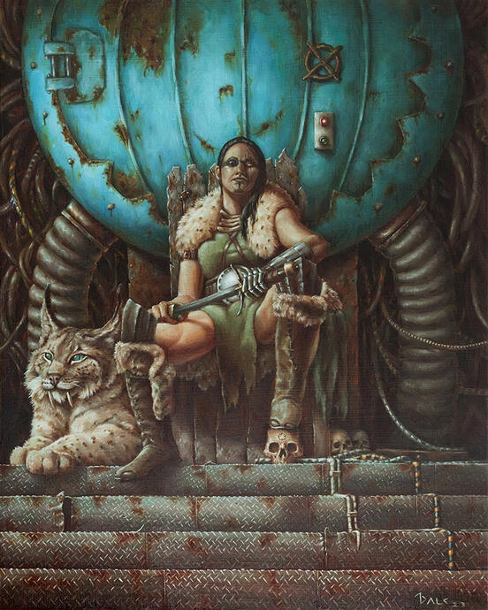 Queen of Rust oil on panel 16x20"